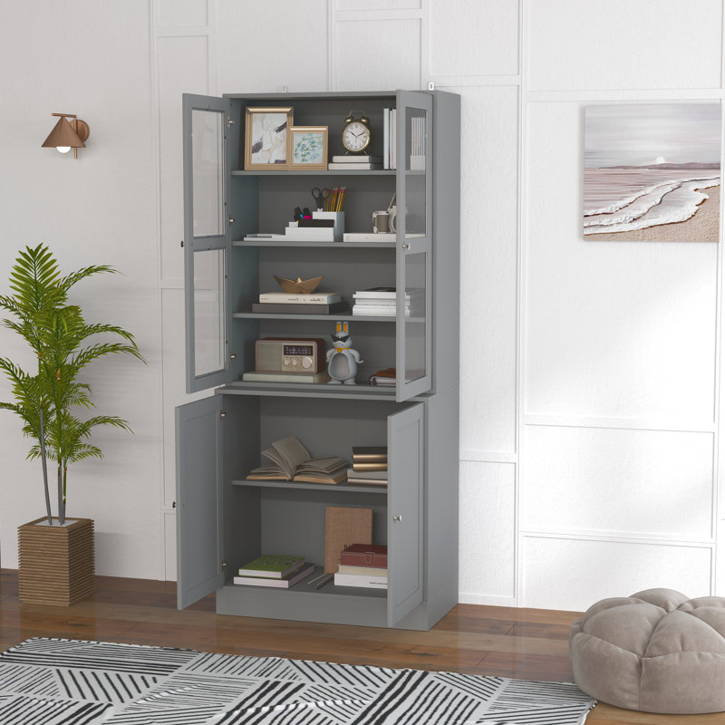 Birce Cube Bookcase., Grey/Grey