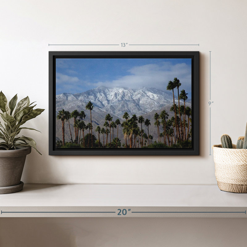 Ottosen Palm Springs Sierras Canvas Print, 9" H x 13" W