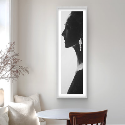 Chic Woman - Livingroom Framed Matted Print for Home Decor
