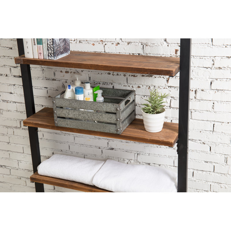 Galvanized Metal Storage Crate