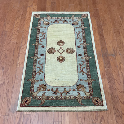  Handmade Oushak Wool Rug