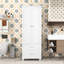 Armoire de rangement moderne avec tablette réglable, 2 tiroirs et conception anti-basculement-1680969489