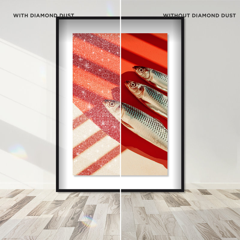 Coast Catch Print by Oliver Gal, 16.5"H x 11.5"W, Black Shadowbox