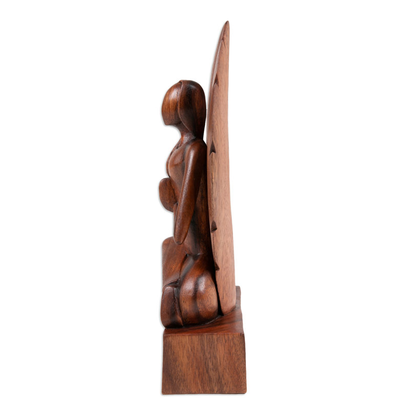 Sculpture en bois Dakota Fields