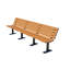 Banc de parc en plastique recyclé Contour-10632727-10632726-10632722