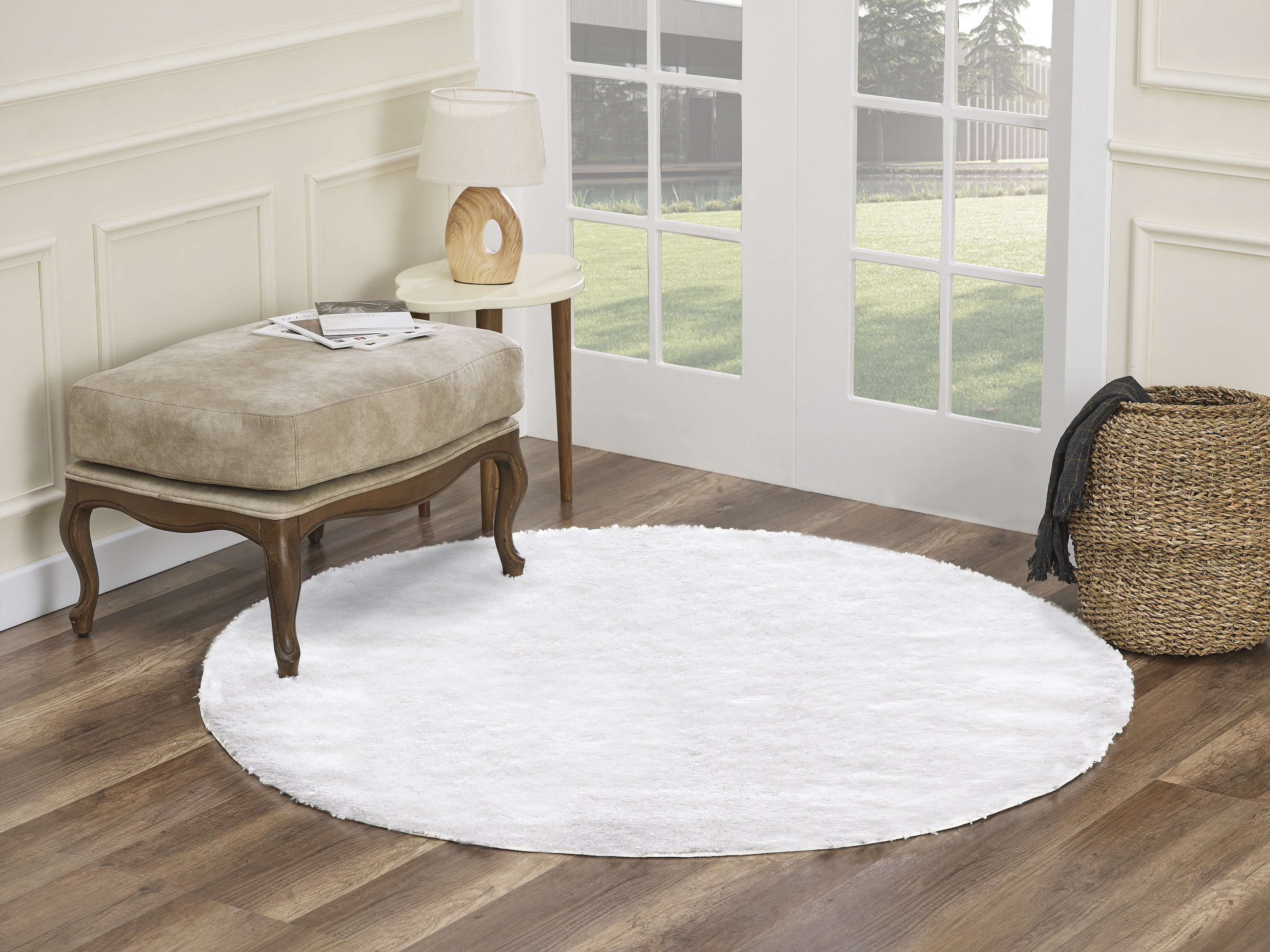 Everly Quinn White Area Rug | Wayfair
