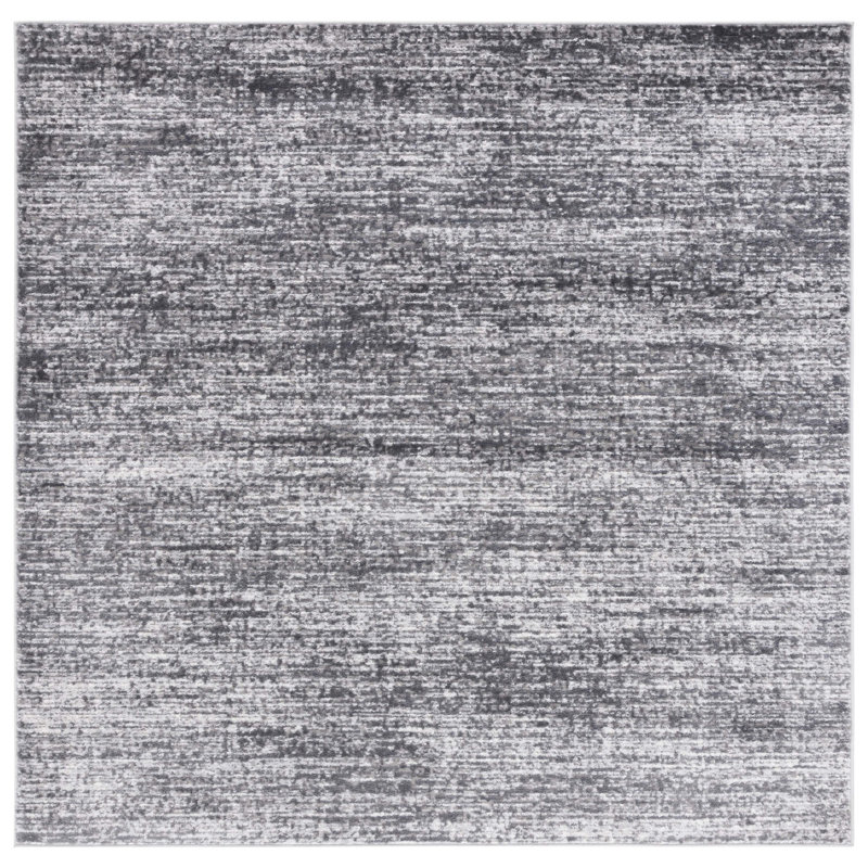 Tapis gris / gris foncé Scoria 144, Carré 6 pi 7 po
