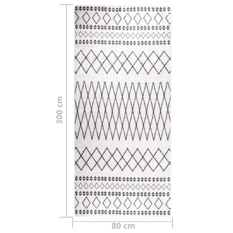 Mejia Moroccan Area Rug, Runner 80 x 300cm
