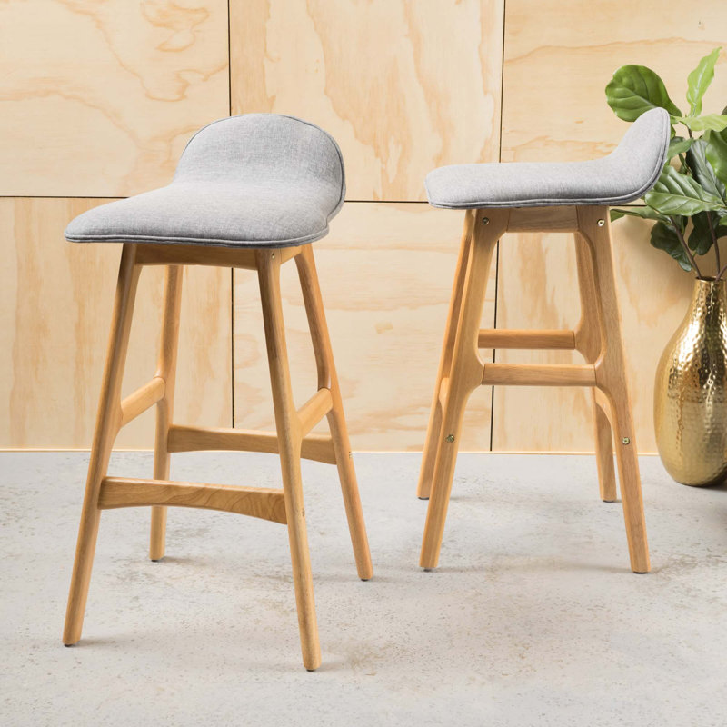 Tabouret de bar 29 po Holden, Grey, Naturel