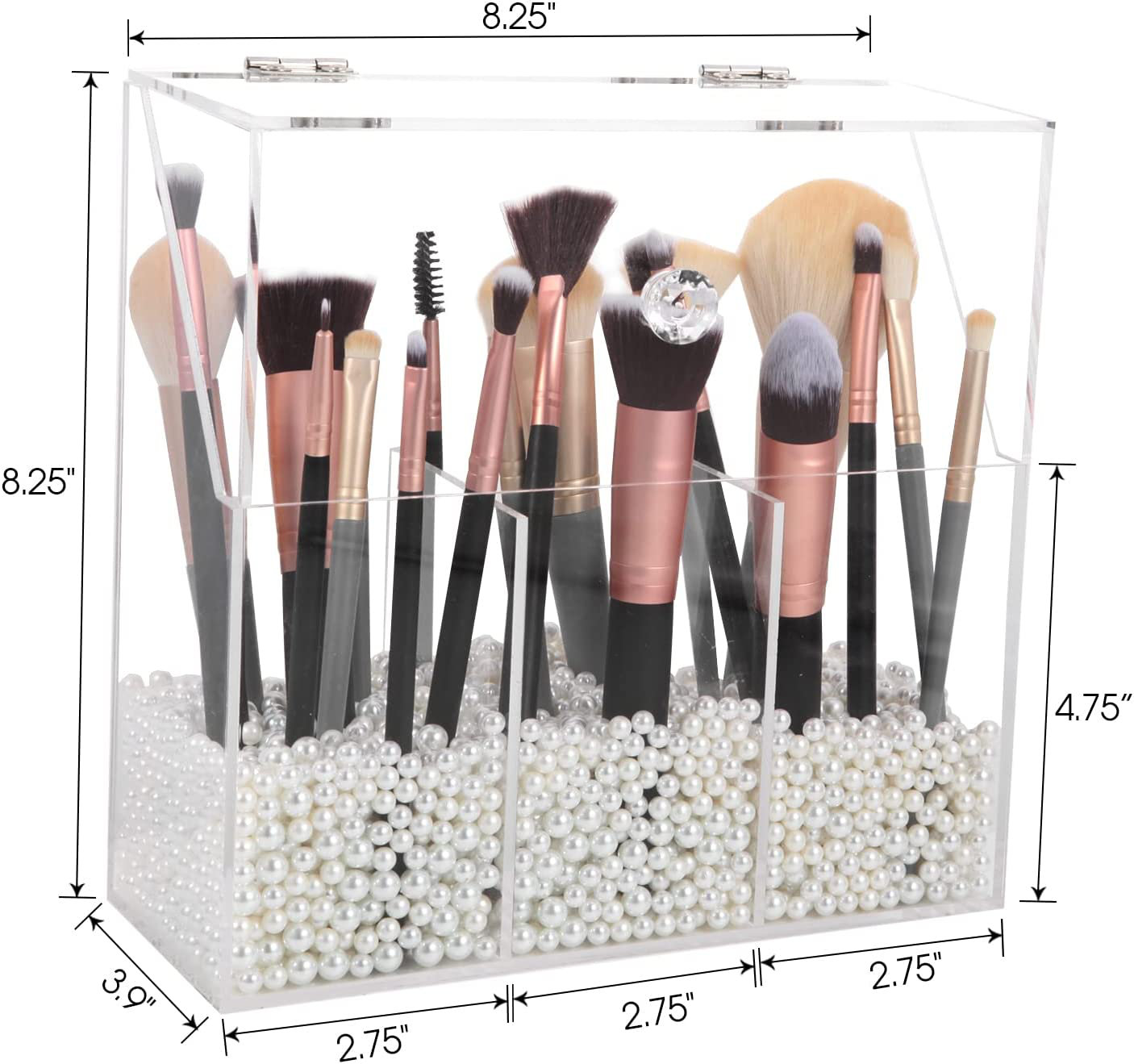 Rebrilliant Elizabeth-Marie Acrylic 7 Compartment Makeup Organizer