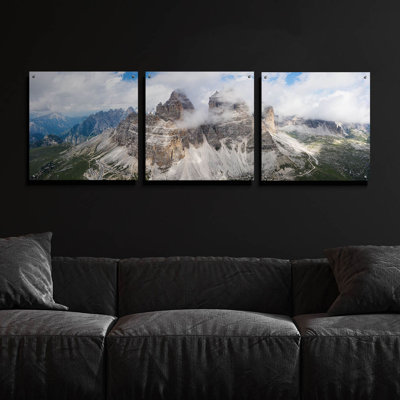 Epic Art 'Tre Cime Di Lavaredo' Acrylic Glass Wall " Tre Cime Di Lavaredo " by Epic Portfolio
