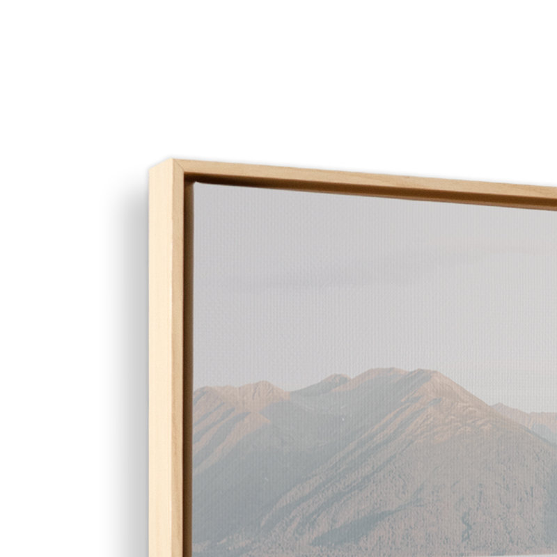 " Solitude Serenade " by Krista Mosakowski, 22" H x 32" W, American Maple Floater Framed