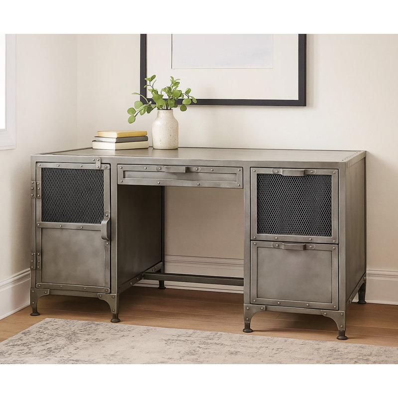 Yavonia Iron Executive Desk