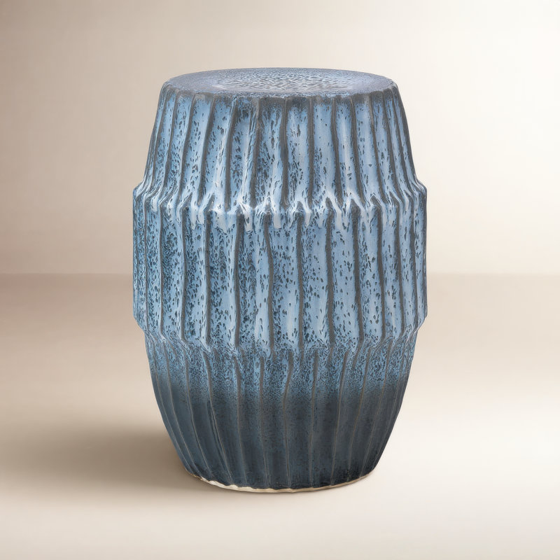 Waneka End Table, Blue Ombre
