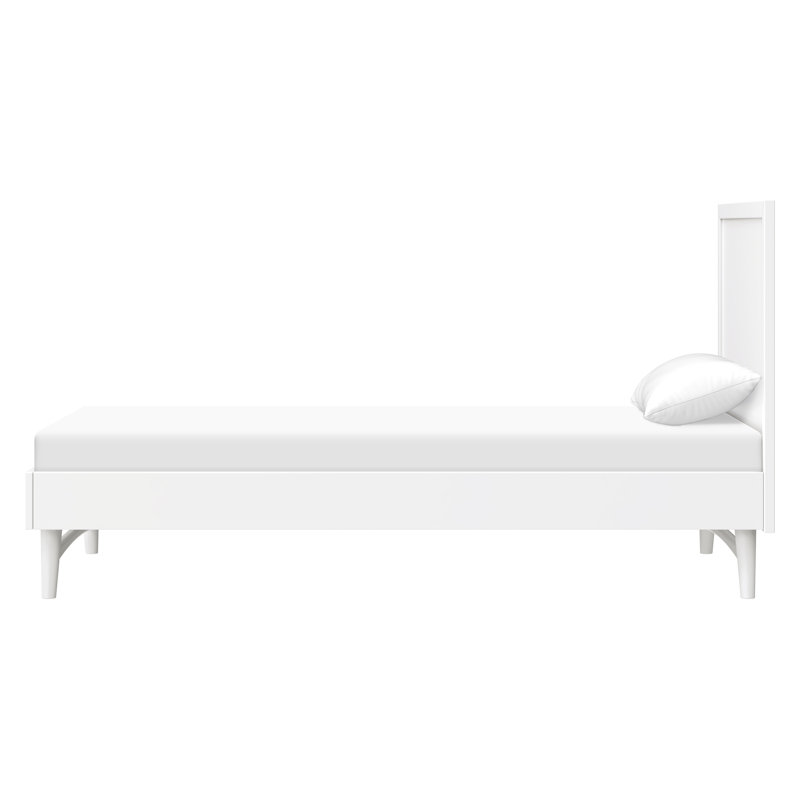 Palma Twin Bed, Twin, White