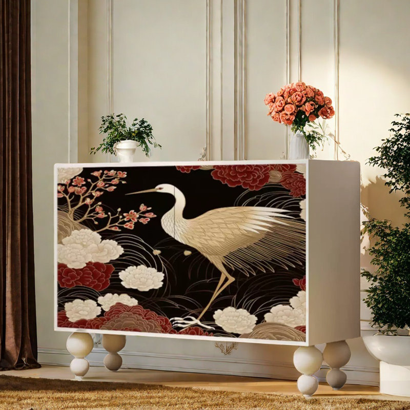Entrance Cabinet Accent Cabinet Side Cabinet, White