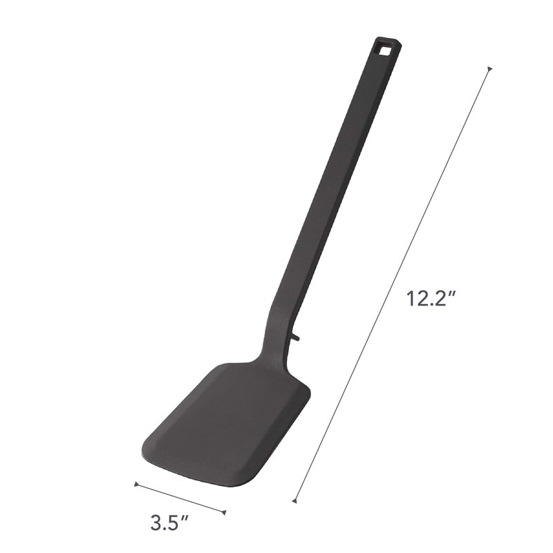 Spatule en silicone Yamazaki Home, spatule, silicone, lavable au lave-vaisselle, conception flottante
