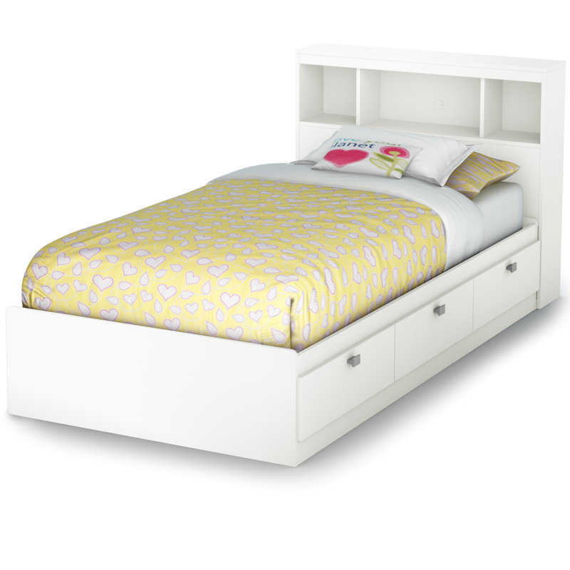 Spark Bookcase Headboard, Twin, White