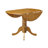 Philipston Dining Room Table - a Round kitchen Table Top with Dropleaf & Pedestal Base, 42x42 Inch, Oak-1639237196-1623425132