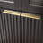 71" Fluted Tall Arched Pantry Cabinet With Adjustable Shelves, Elegant Display Storage With Hidden Drawer & Glass Door-1724259946