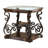 Gratton Glass Top End Table