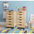 Carrena Solid Wood 6 Drawer Rolling Storage Cart-1163318251