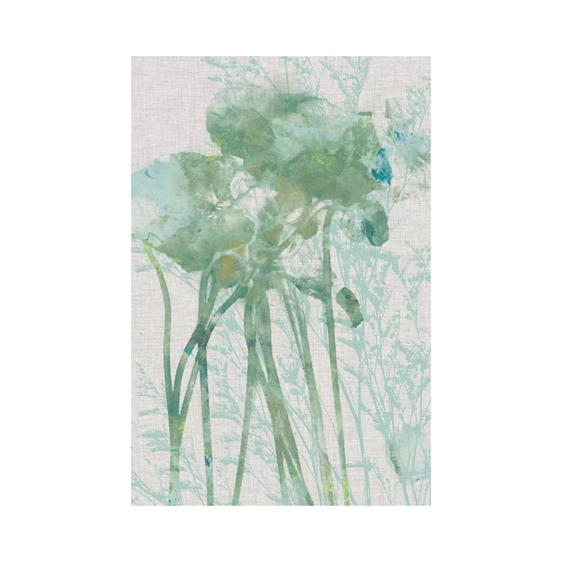 Watercolour Flower Panel I by Jennifer Goldberger - Wrapped Canvas Gallery-Wrapped Canvas Giclée, 20.32 cm H x 30.48 cm W