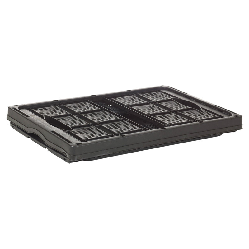 Symple Stuff Plastic Decorative Basket, Black