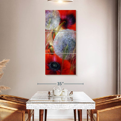 Poppies And Dandelions III