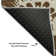 Premium Machine Washable Cerrito AMF551 Brown Rug