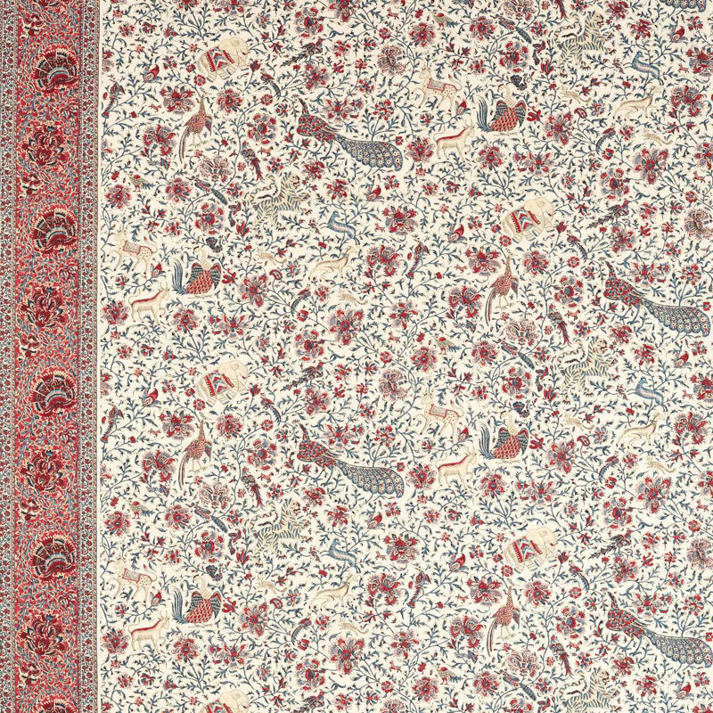 Mughal Menagerie, Indigo/Madder