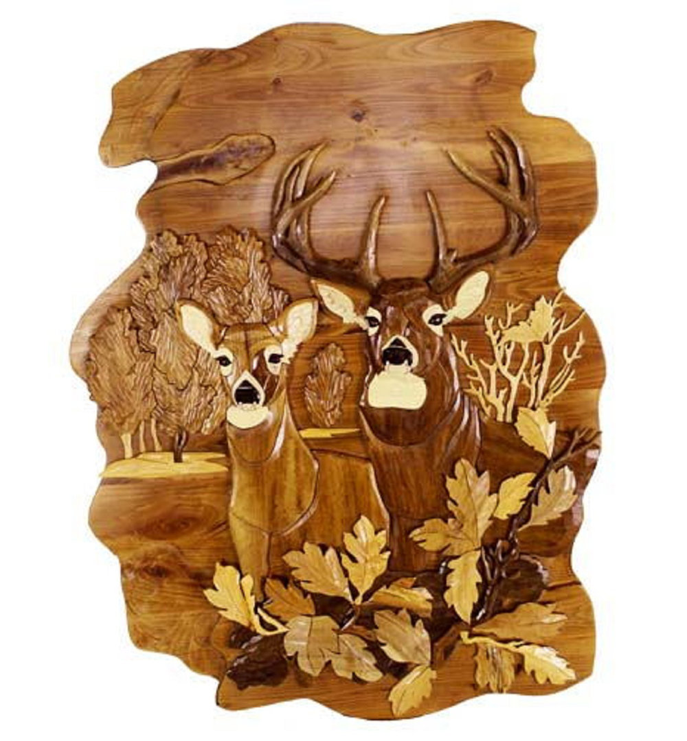 Handmade Rustic Landscape & Nature Wall Decor on Wood Millwood Pines