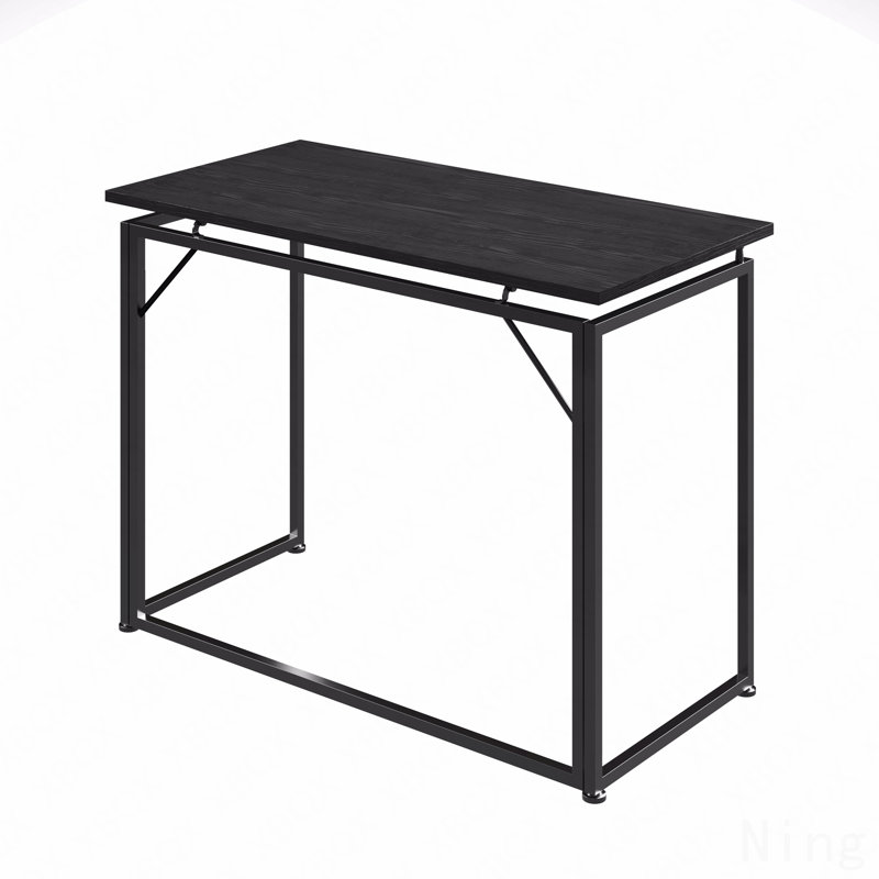 Space Saving Folding Desk - Black, Black