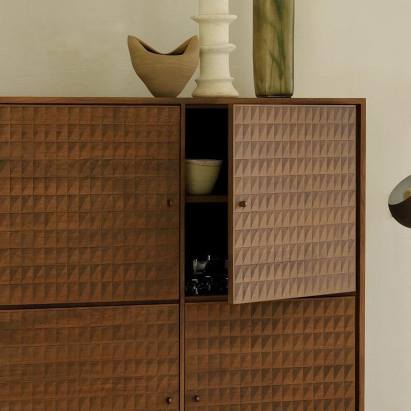 Nordic style retro light luxury sideboard