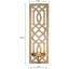 Ensemble de 2 appliques murales en métal doré Hosley d'une hauteur de 16,5 pouces - votre choix de couleurs / de motifs. Grande décoration murale cadeau idéal pour fête de mariage Spa Home Decor O5