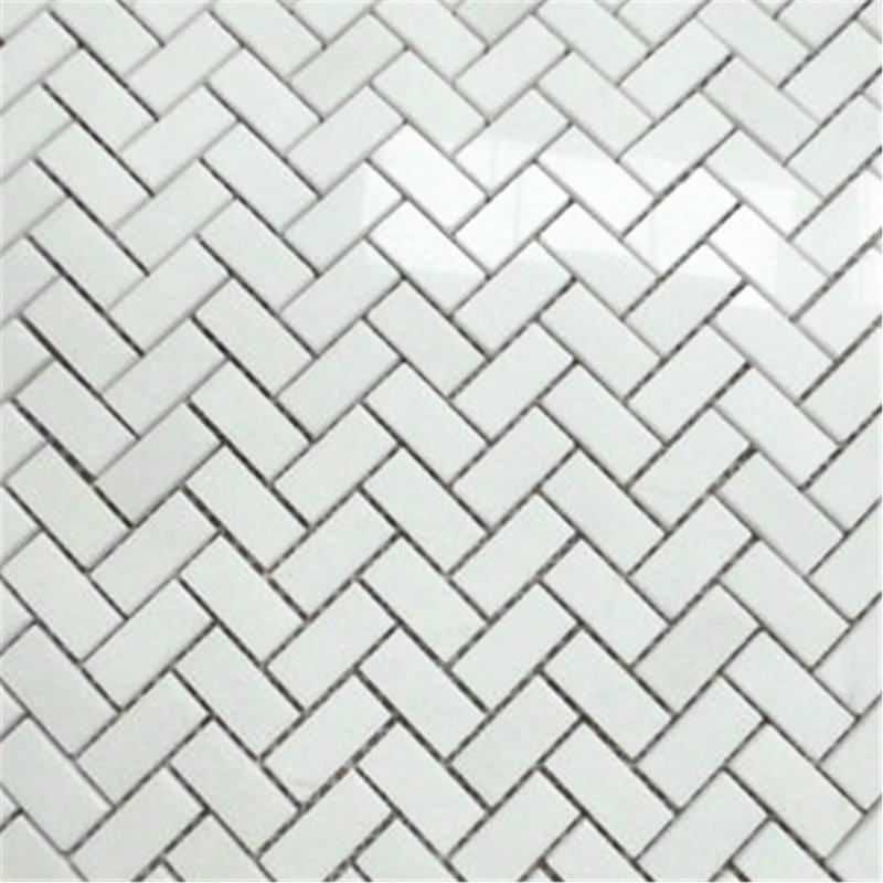 Carreau de mosaïque en marbre 11 po x 11 po