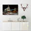 Nigh Time In Madrid Spain In Abstract - Wrapped Canvas-55309152