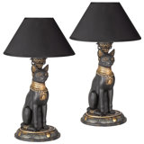 Royal Cat Goddess Bastet Table Lamp