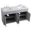 Ensemble de meuble-lavabo double 60 po Moore-484613063