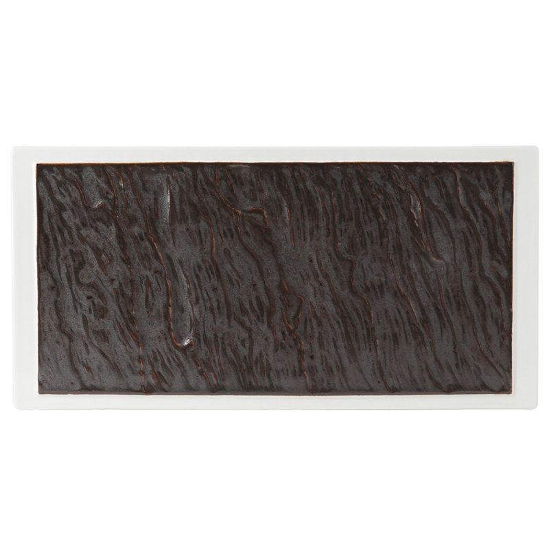 Tuxton Kona Ceramic Platter, 0.5" H x 16" W x 8" D