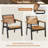 Wood 6 - Person Dining Set With Removable Cushions-713906923