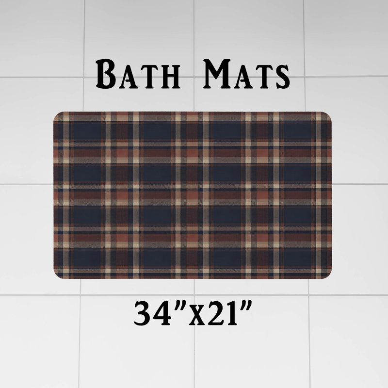 Rideau de douche avec tapis de bain, H 72 po x l 70 po