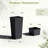 2-piece Premium Imitation Rattan Plastic Planters With Drainage Holes, Tall Planter Pots For Indoor & Outdoor Use-1342837604-1342837605