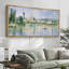 «Rustic Countryside Riverside Townscape Historic European Village», reproduction d'art sur toile-98041947-111176094