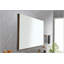 Meuble-lavabo à DEL à miroir avec rétro-éclairage, grand miroir mural réglable-448406767
