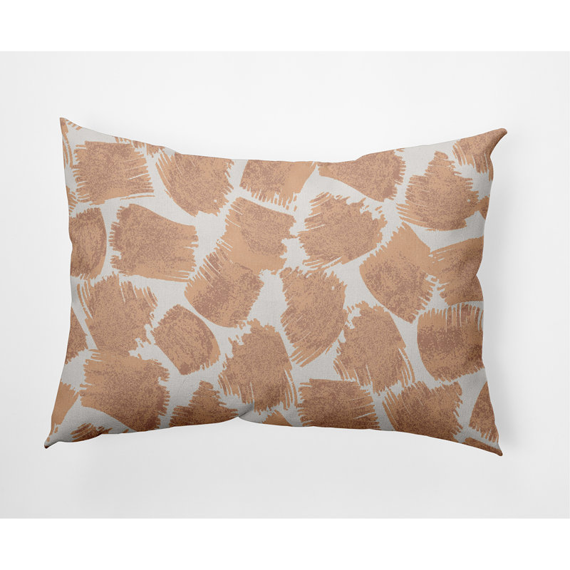 Reversible Throw Pillow, Orange