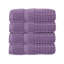 Ensemble de 4 serviettes Willow - 100% coton peigné, qualité supérieure 630 g / m², mauve, ultra-doux et très absorbant (4 serviettes à main)-501306312-501306316