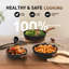 12 - Piece Non-Stick Aluminum Cookware Set