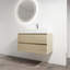 Meuble-lavabo mural avec lavabo en résine-1249736109