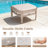 Harmonti  Patio Aluminum 5 Person Swivel Conversation Set With Concrete Table-994288139